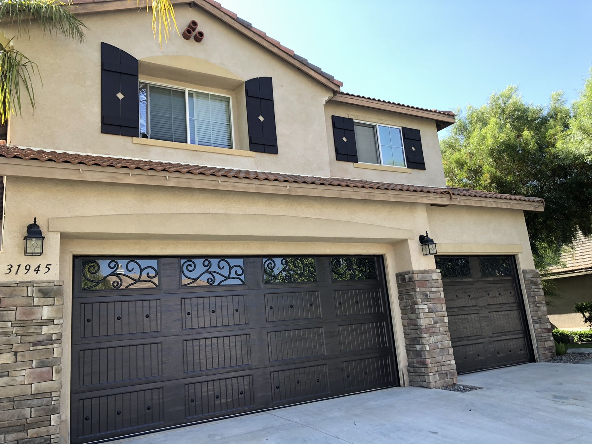 Quick garage door