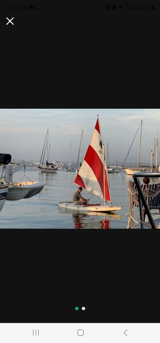 Sunfish Sailboat