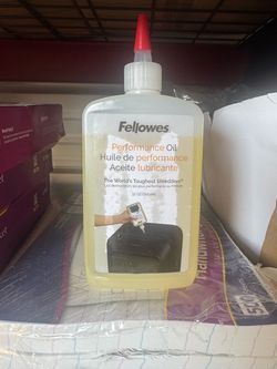 Fellowes Performance Oil for Shredders 12 oz