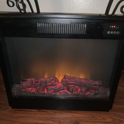 Christmas fireplace heater plug-in