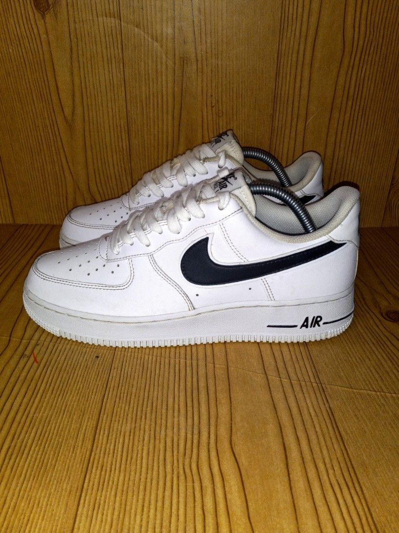 Size 8 - Nike Air Force 1 Low '07 3 White Black 2018