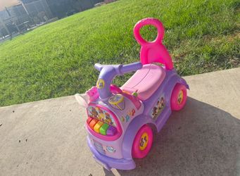 Fisher Price Little People Musical Parade Ride On (pink and purple edition)