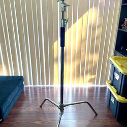 NEEWER Basics 100% Stainless Steel Heavy Duty C Stand with Boom Arm