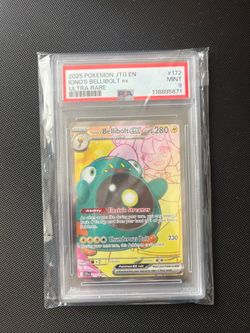 Pokemon Iono’s Bellibolt EX Ultra Rare PSA 9