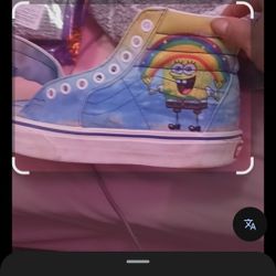 SpongeBob VANS Size 5 Men 6.5 Woman