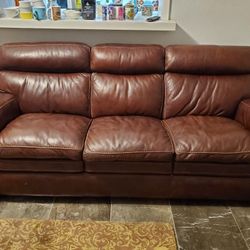 Comfortable Genuine Leather Sofa

