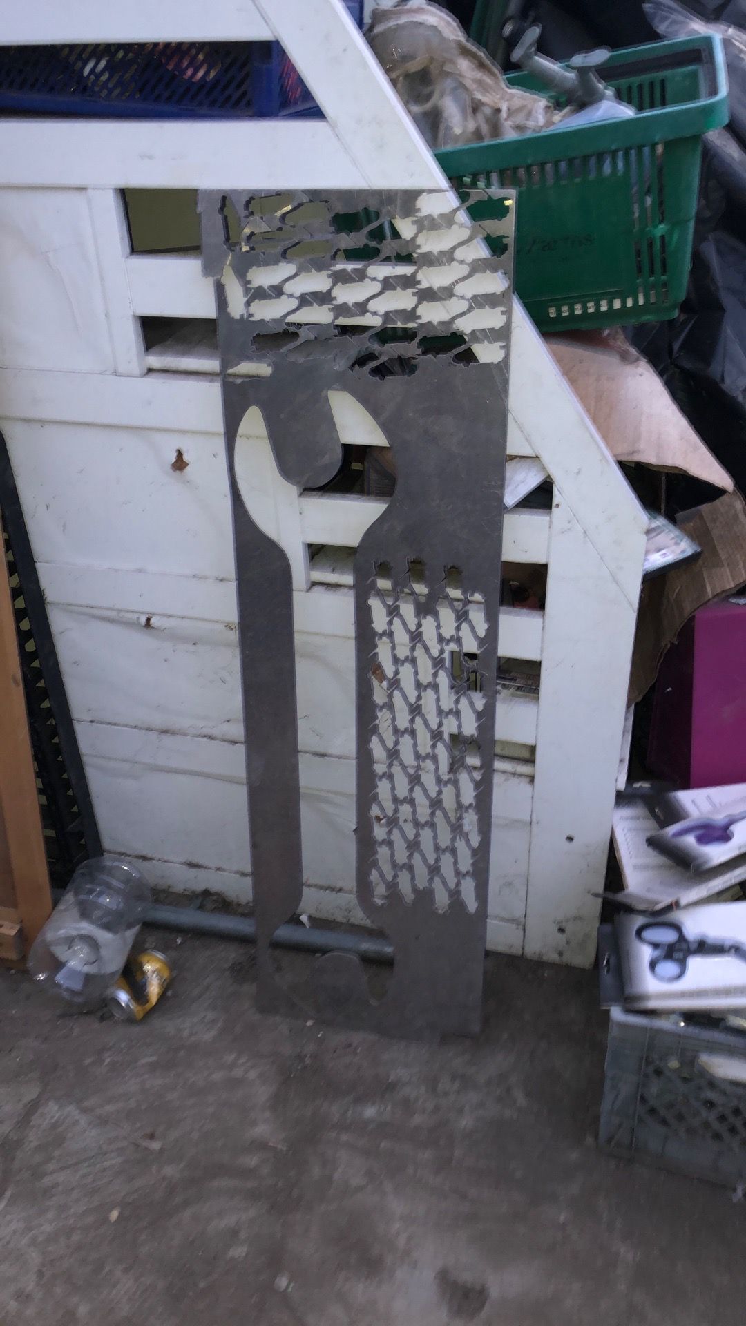 Metal deco for shop