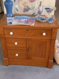 Antique Oak Accent Piece