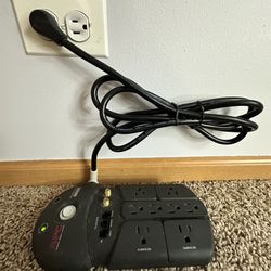 APC SurgeArrest Home/Office Surge Protector - 8 Outlets + Phone/Modem