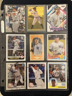 Aaron Judge Baseball Card Lot of 24 Cards