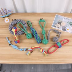 10-Piece Dog Toy Set – Brand New | Durable Chew Toys for Small & Medium Dogs | Rope, Squeaky & Interactive Toys Bundle