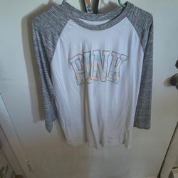 Victoria's Secret PINK Raglan Baseball Tee