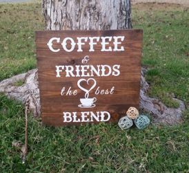 Custom made wood sign
