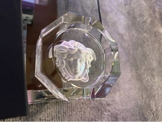 Medusa Crystal Ashtray Medium (5”) | Luxury Home Decor