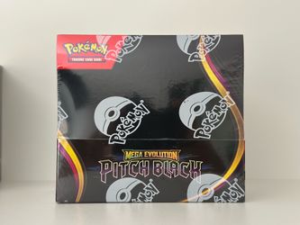 POKEMON TCG MEGA EVOLUTIONS PITCH BLACK BOOSTER BOX ascended prismatic