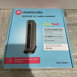 Motorola MB8611 DOCSIS 3.1 Multi-Gig Cable Modem