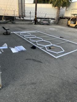Hexagon Lights mounting Frame Aluminum 8’x16’
