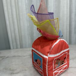 π Montessori Sensory Tissue Box Toy β Crinkle Scarf Pull Activity