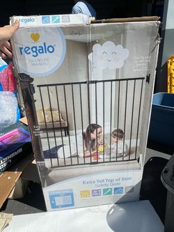 Regalo Extra Tall Top of Stair Safety Gate