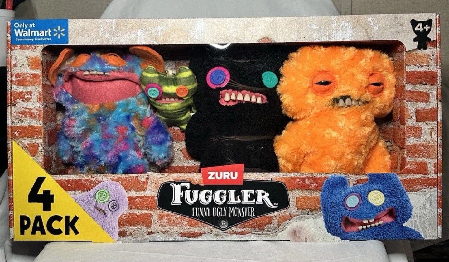 Fuggler Chaos Crew Multipack Walmart Exclusive ZURU FUGGLER 4 PACK NEW SEALED!
