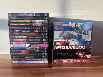 Anime Movies & Shows DVD Lot - 44 Various DVDs