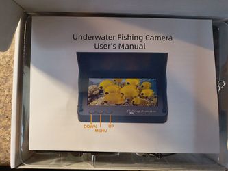 UNDERWATER FISHING CAMERA WITH SCREEN $60