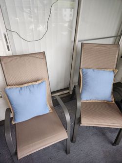 Outdoor patio chairs