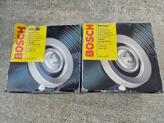 vintage NIB NOS BOSCH EUROPA Horn loud horn PORSCHE VW ALFA ROMEO TOYOTA COROLLA DATSUN NISSAN  STARLET TRUCK PICKUP EURO