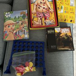 Puzzles, Opération, and Connect 4 (no box)