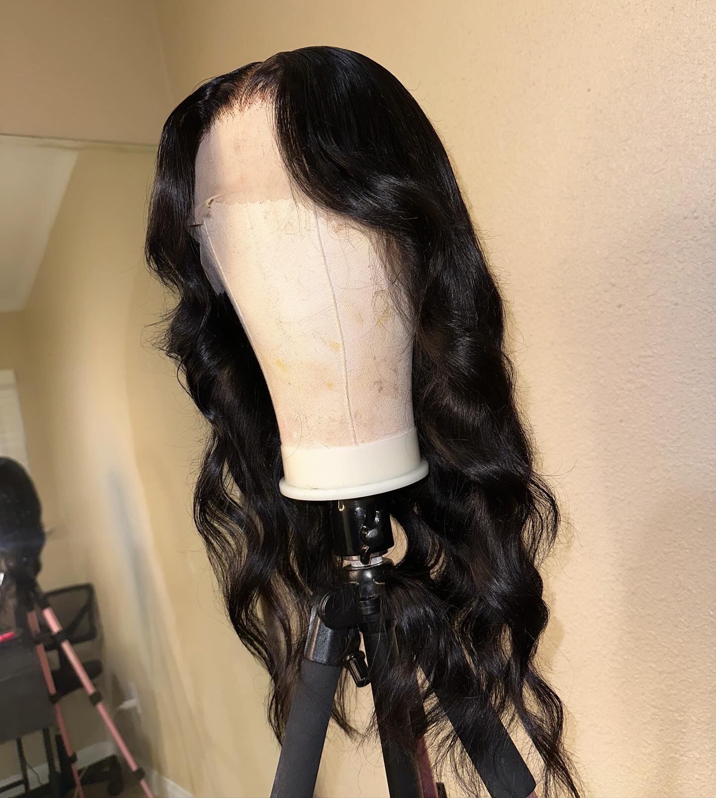 18” 4x4 Closure wig | 100% Virgin Human Hair Fully Customized | Ready To Wear 