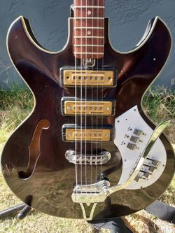 Vintage tiesco semi hollow guitar electric