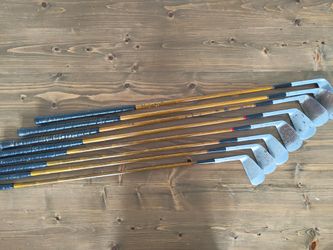 Ben Hogan Vintage Irons (3-7, 9, 10) - Missing 8 Iron - Steel Shaft Blades