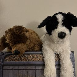Plushie Set: Two Dogs And One Bear