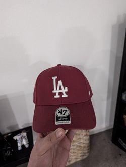 La Dodgers Burgundy Hat