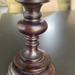 Brown Pillar Candle Stand 