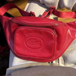Supreme LACOSTE Waist bag (red)