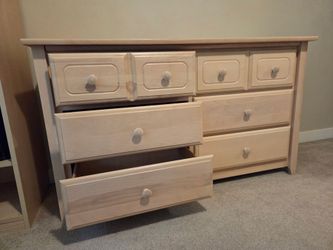 6 Drawer Wood Dresser