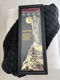 Framed LED ZEPPELIN STAIRWAY TO HEAVEN