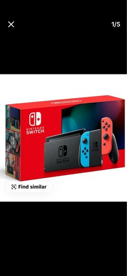 Nintendo Switch Generation 2 with Neon Blue/Neon Red Joy-Con (Region Free