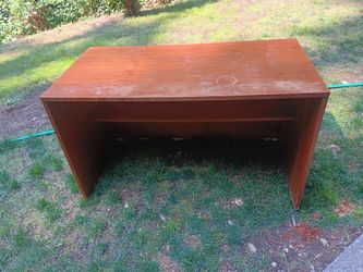 Wooden desk 47.25" long 24" wide 28" tall - Free