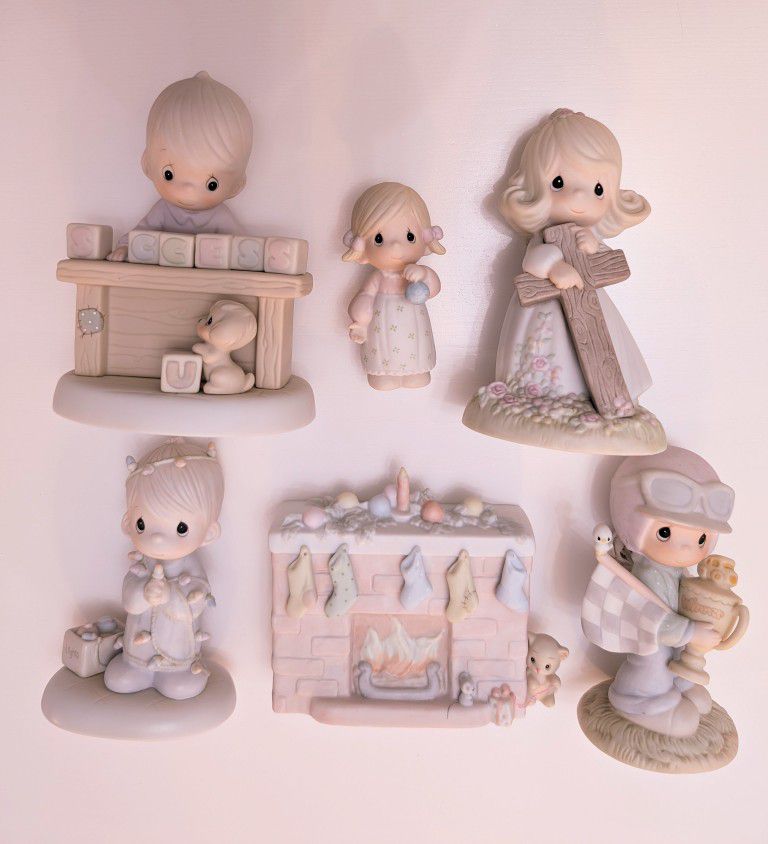 6 Precious Moments Figurines For $40