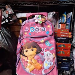 Dora The Explorer Backpack with wheels 