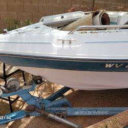 1994 Four Winns Boat Hull With Trailer Title !!