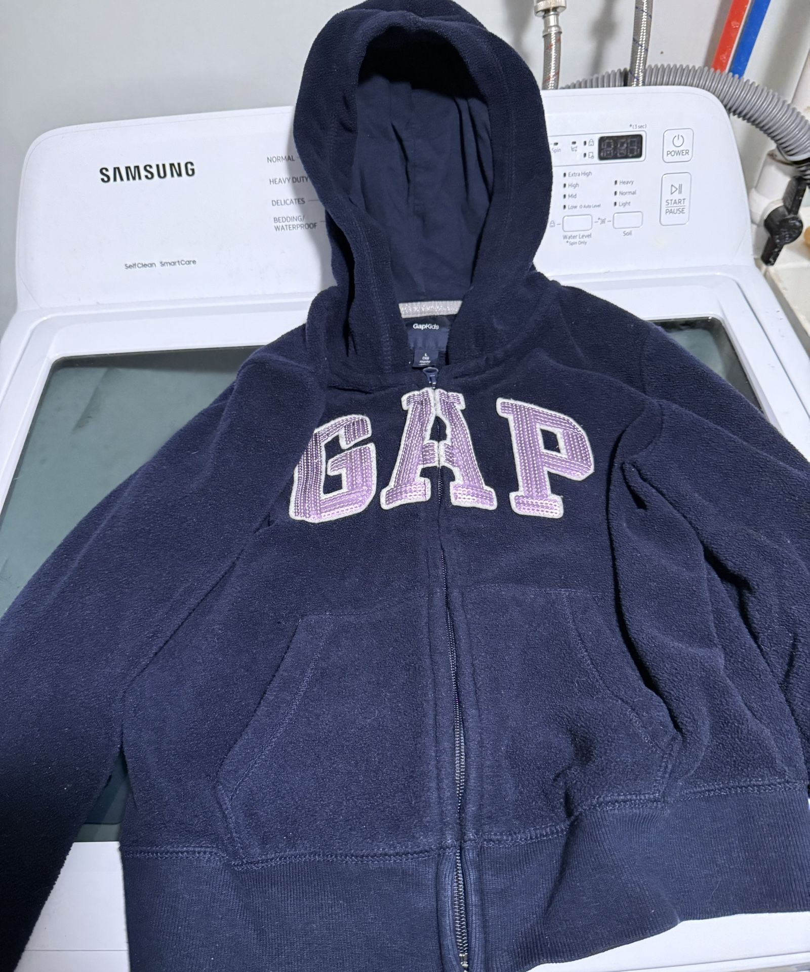 GAP zip up hoodie girls size 10