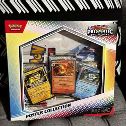 Pokémon Prismatic Evolutions Poster Collection Flareon Vaporeon Jolteon