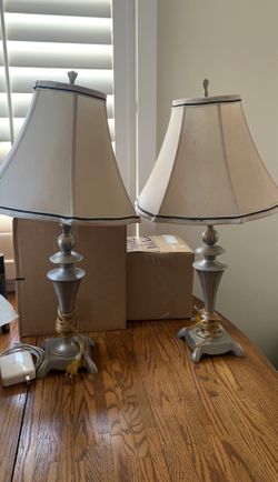 Modern lamps sold as set only