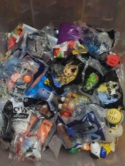 47 Individual Fast Food Toys Mystery Box.  Take it all no looking through it.