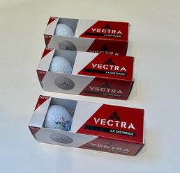 Golf Balls New Vectra LX distance 9 balls total