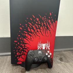 Sony Playstation 5 Spider Man 2 Limited Edition Bundle Used 