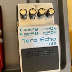 Roland Boss TE-2 Tera Echo  guitar Effect pedal